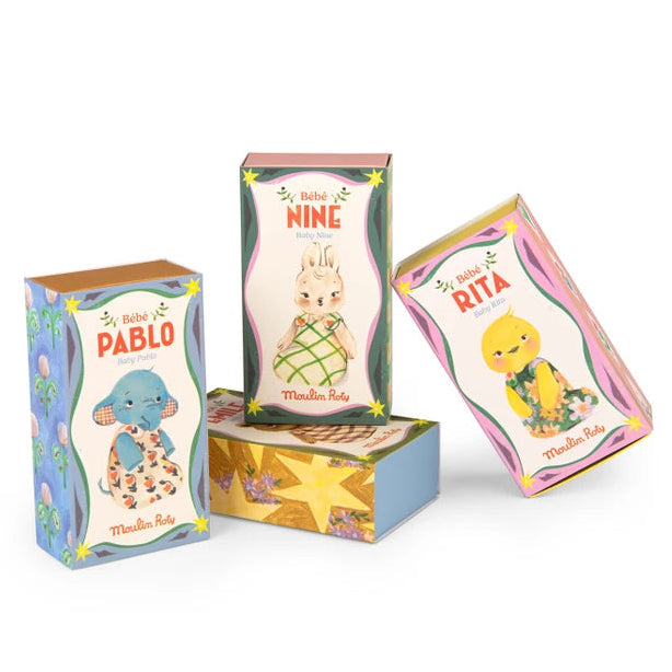 Moulin Roty baby Pablo de olifant Les Minouchkas 3575676810330 f