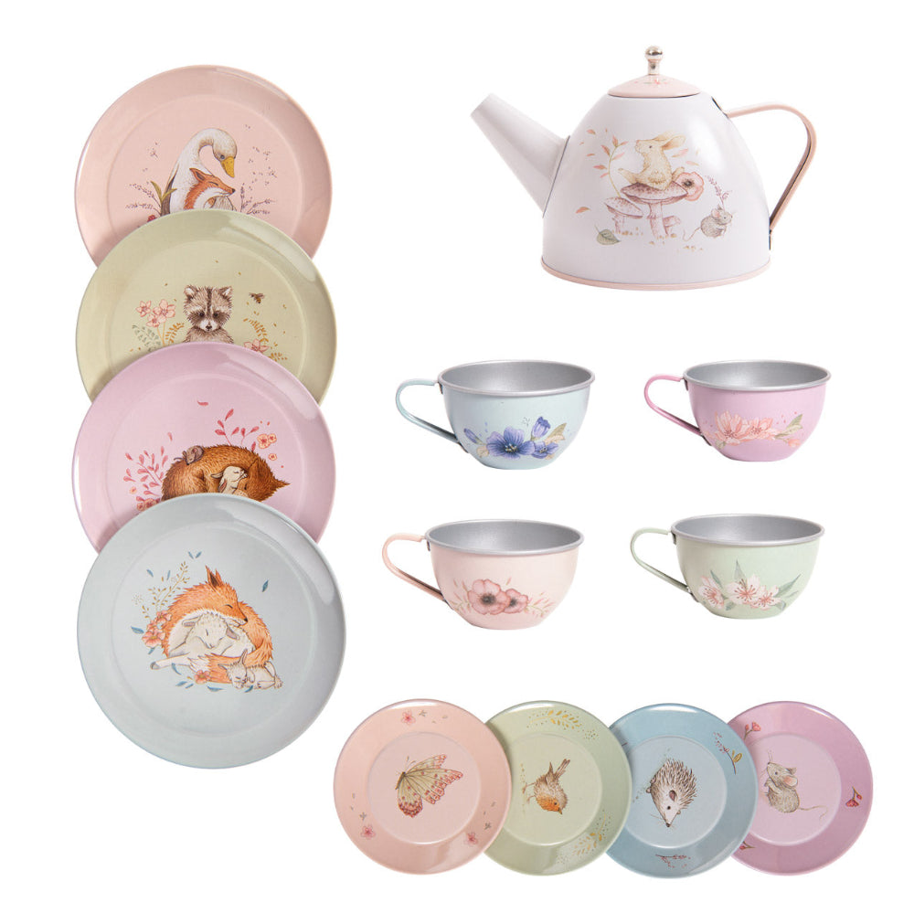 Moulin Roty theeservies in koffertje Les Rosalies 3 jr+710538b