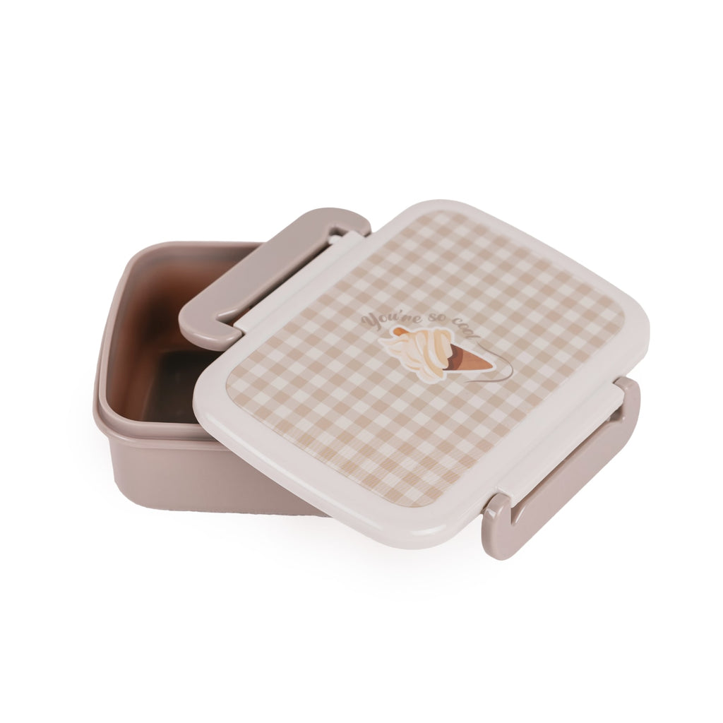 Mrs Ertha lunchbox Soft squares recycled plastic