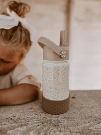 Mrs Ertha stainless steel drinkfles Bouquet silhouette