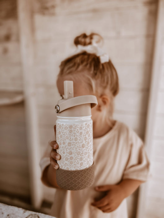 Mrs Ertha stainless steel drinkfles Bouquet silhouette