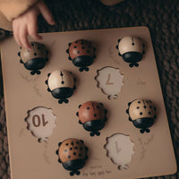 Mrs Ertha houten puzzel lieveheersbeestjes XL 3jr 10stks 7427254922507 g