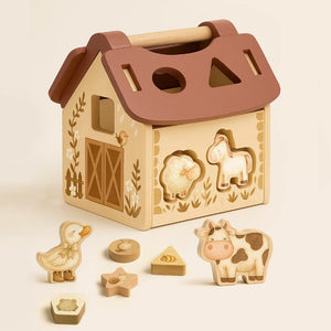 Mrs Ertha houten sorteerspel Tiny Barn 18mnd 658606270824 a