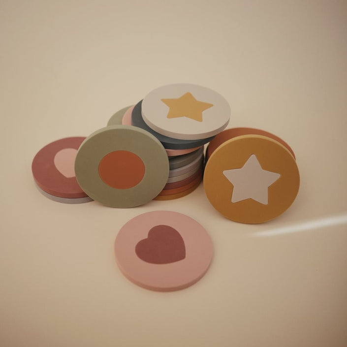 Mushie foam bath puzzle 3 jr+4