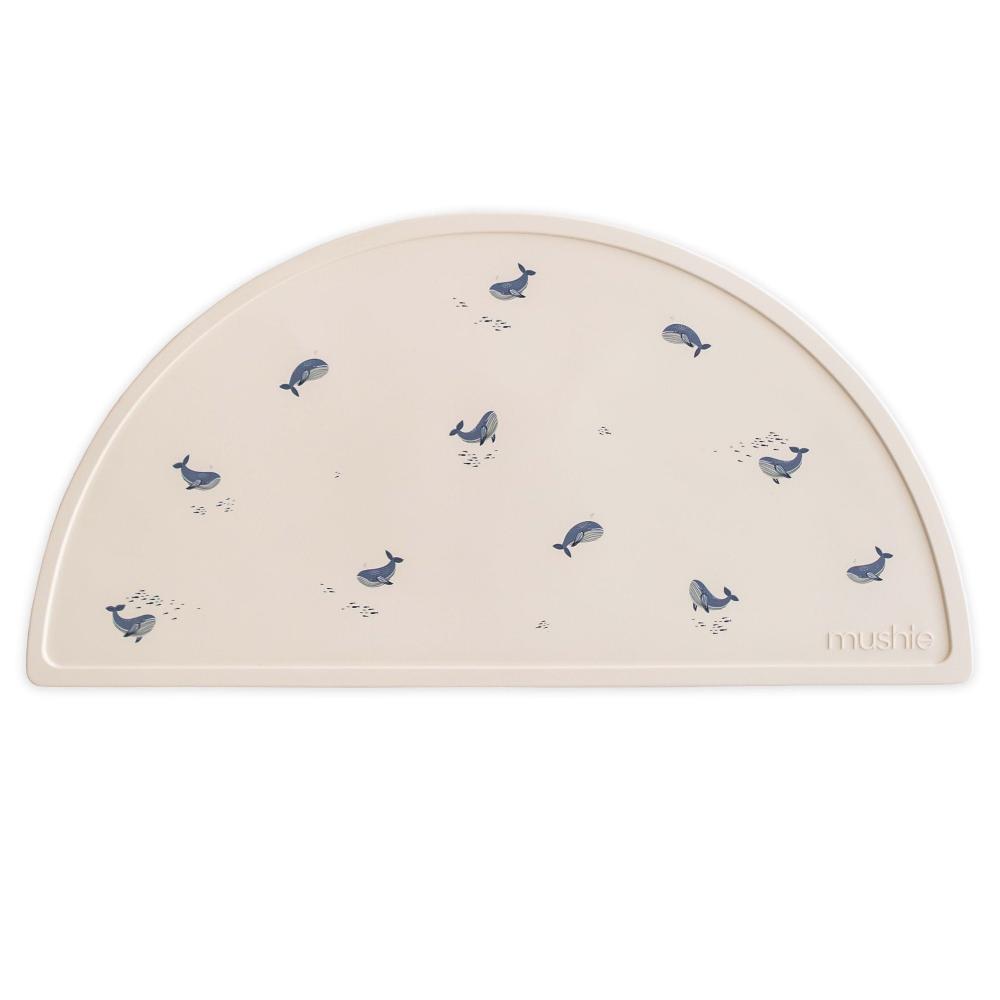 Mushie placemat whales