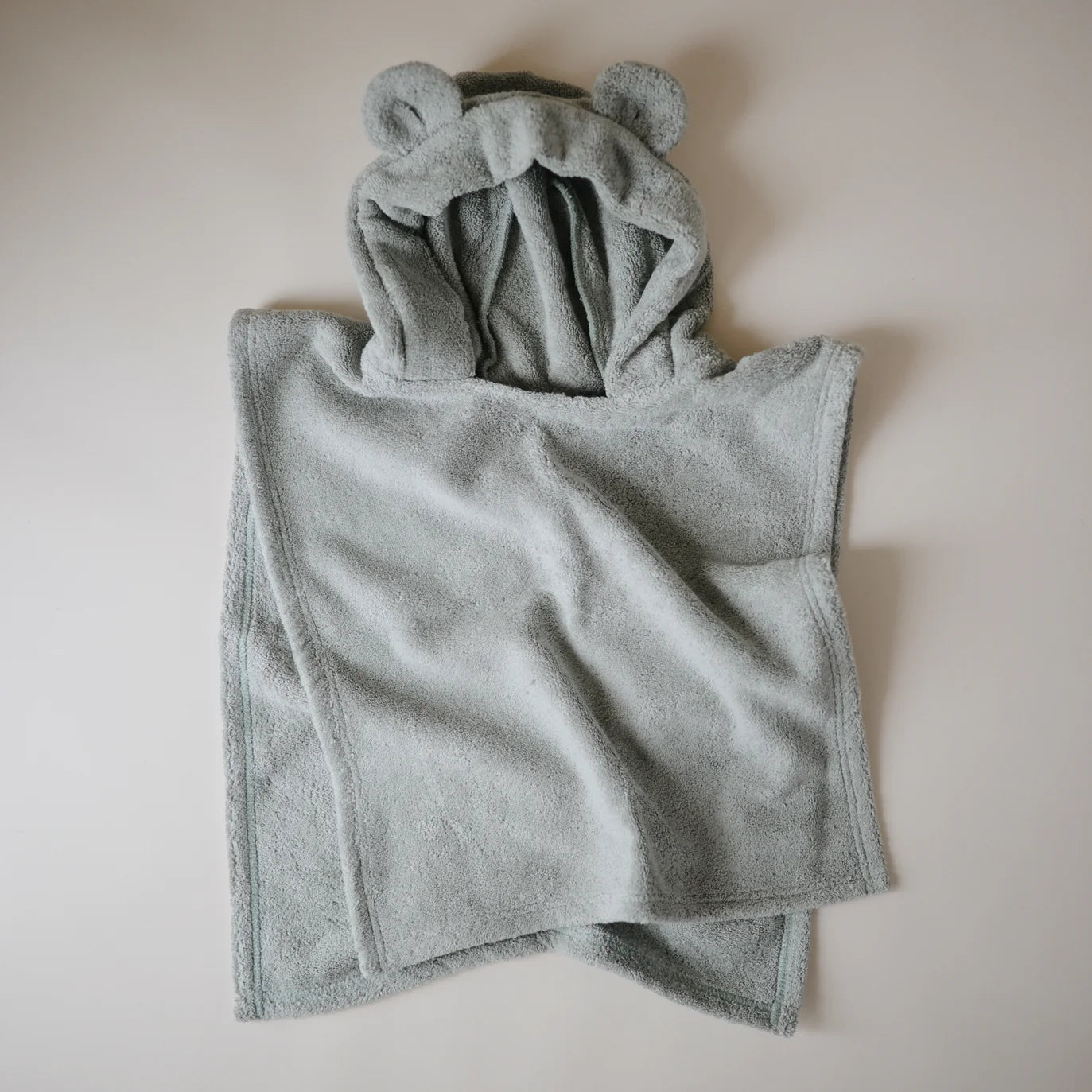 Mushie badponcho beer moss 1-3 jr