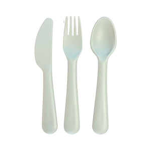 Mushie bestekset sage 3-delig