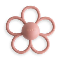 Mushie rammelaar en bijtring daisy 3 mnd+