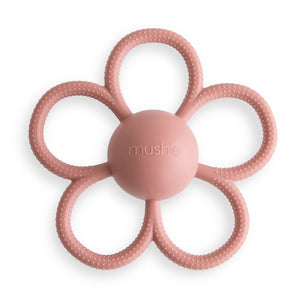 Mushie rammelaar en bijtring daisy 3 mnd+