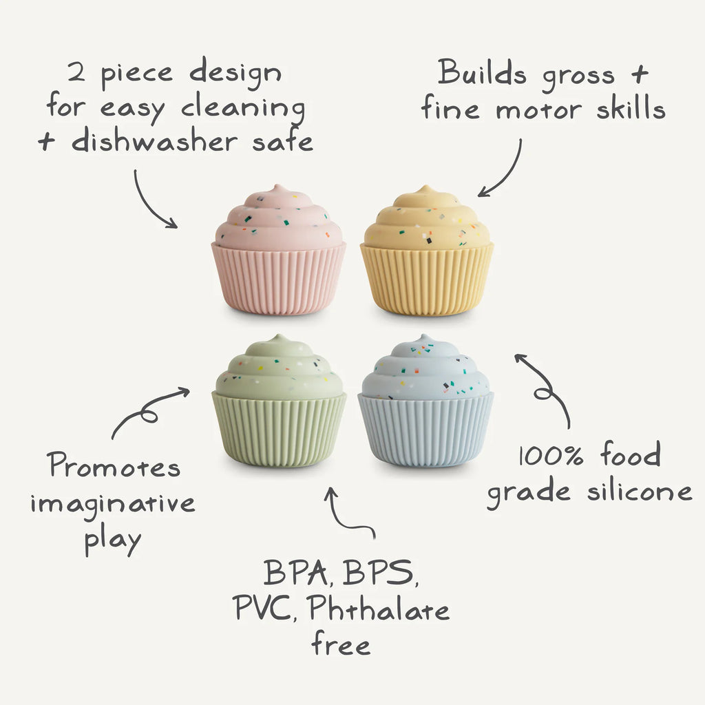 Mushie cup cakes mix and match 10 mnd+ 840355800883