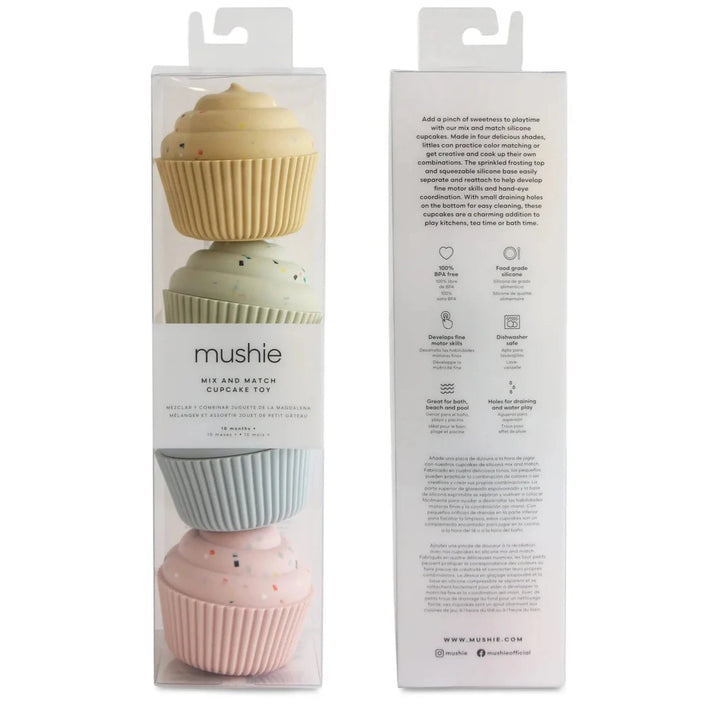 Mushie cup cakes mix and match 10 mnd+