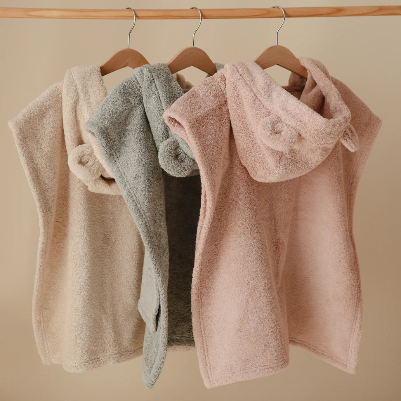 Mushie badponcho beer fog 1-3 jr