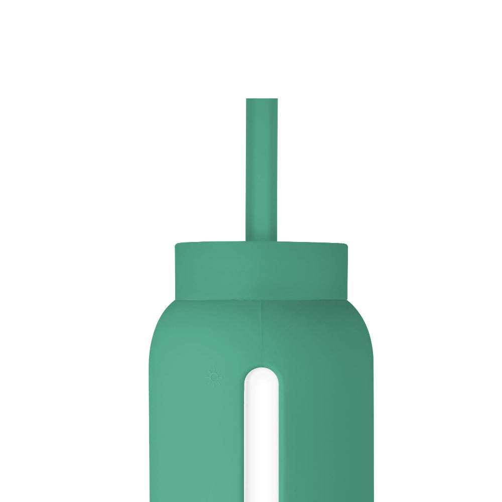 Muuki lounge straw + dop Frosted green kopen