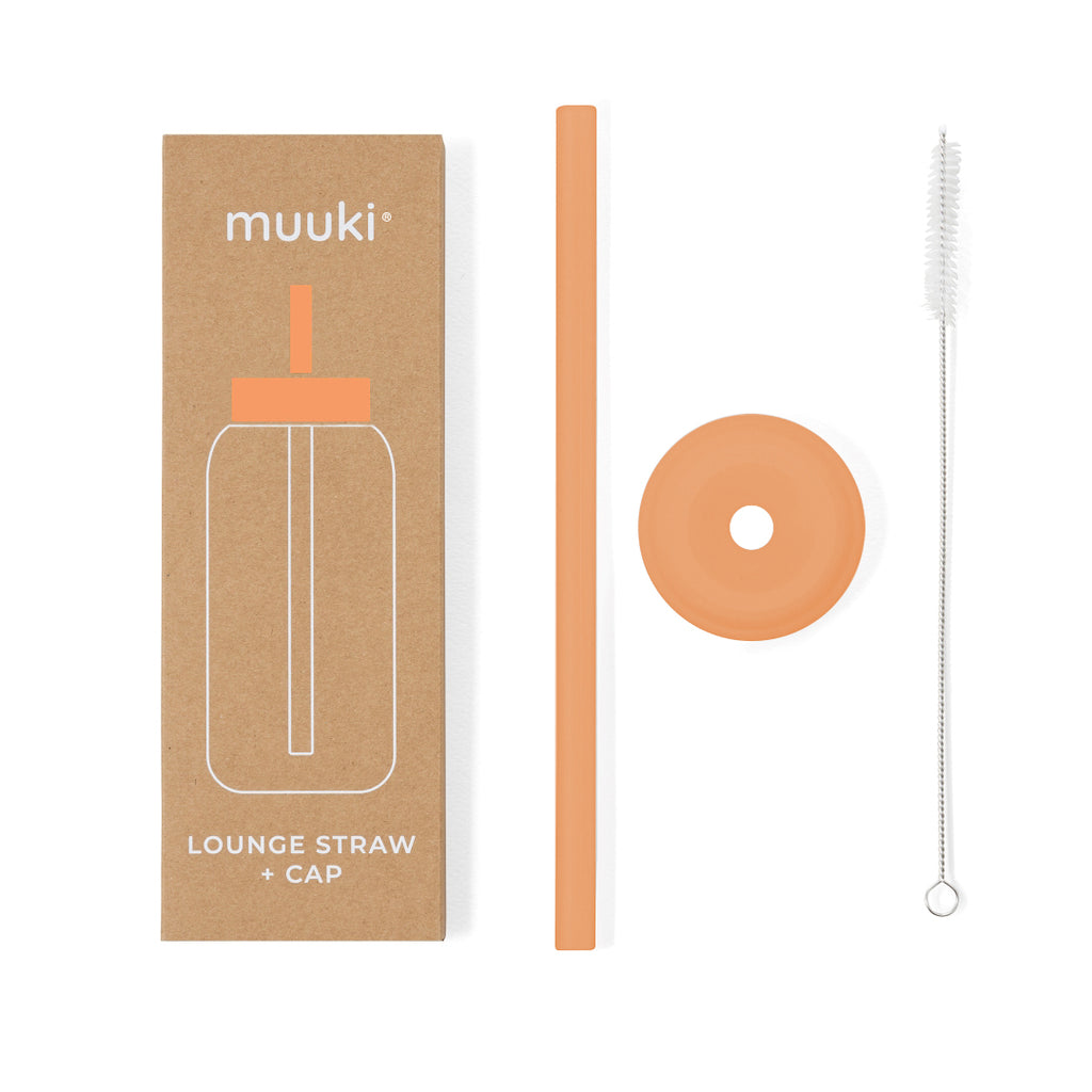 Muuki lounge straw + dop tropical papaya