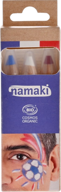 Namaki schminkpotloden rood wit blauw 3 jr+