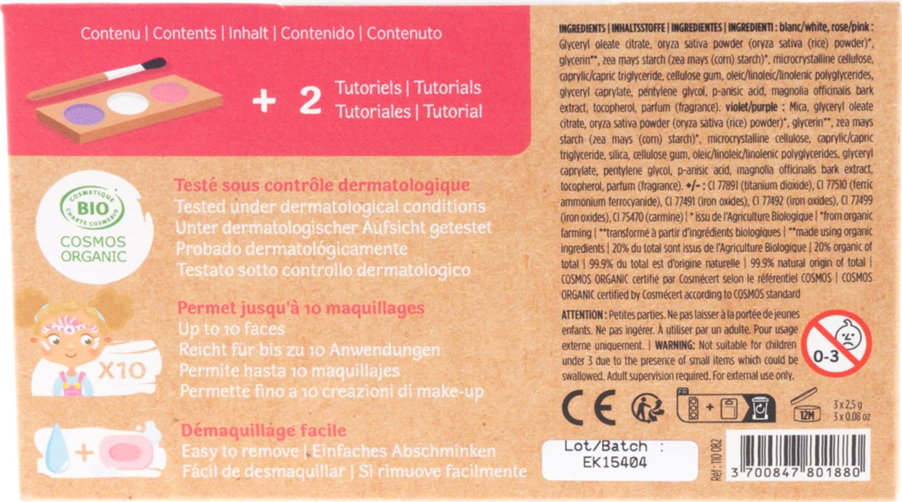 Namaki schminkset fee en vlinder 3 kleuren 3 jr+