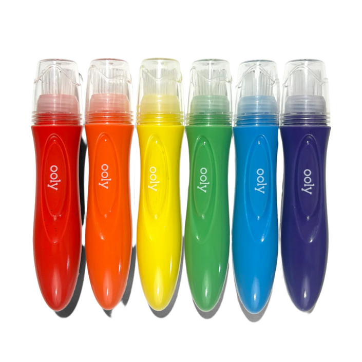 OOLY Squeezable paint brushes 6 stks / 3 jr+2