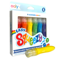 OOLY Squeezable paint brushes 6 stks / 3 jr+5