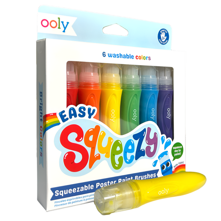 OOLY Squeezable paint brushes 6 stks / 3 jr+5