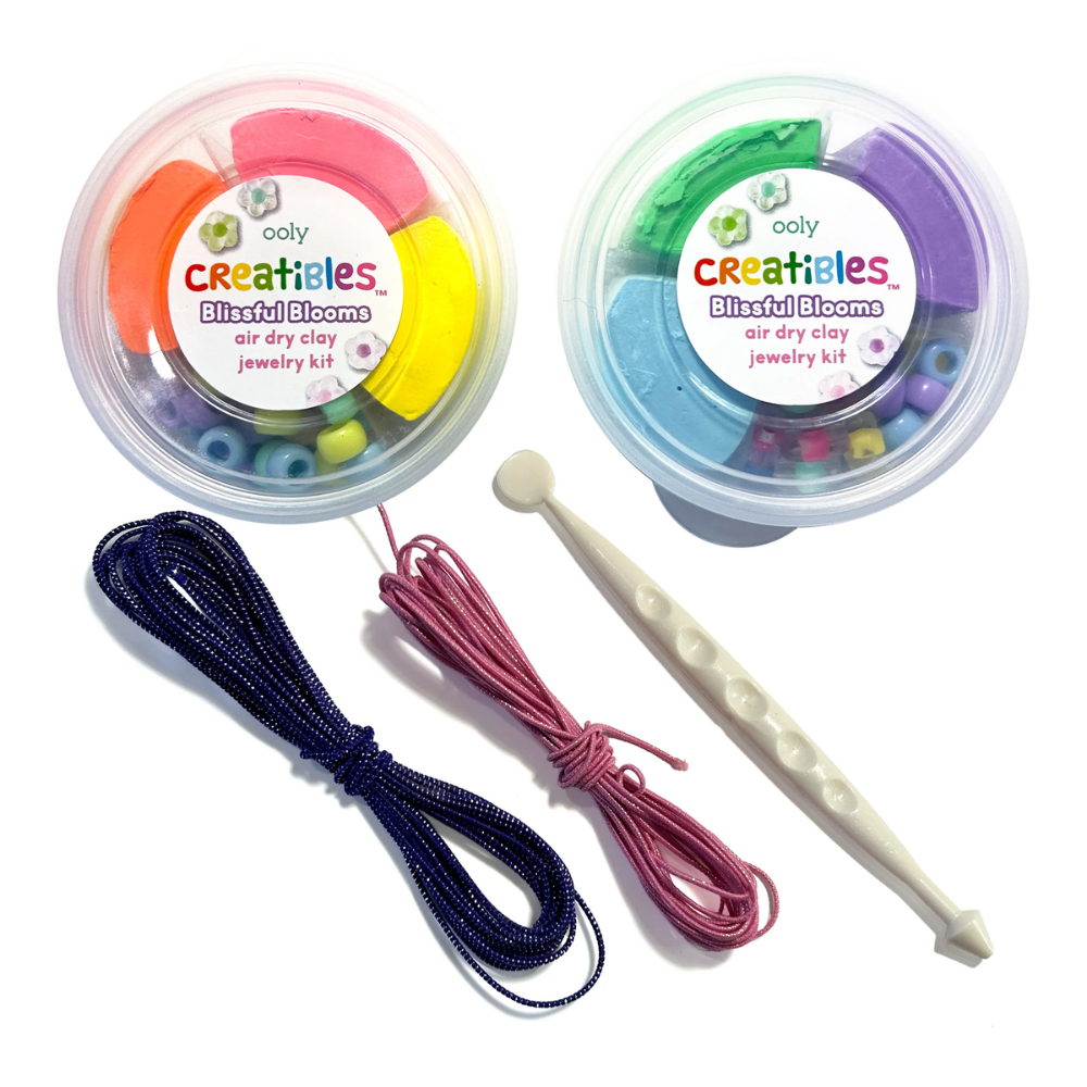 OOLY creatibles set jewelry Blissful Blooms 6 jr+3