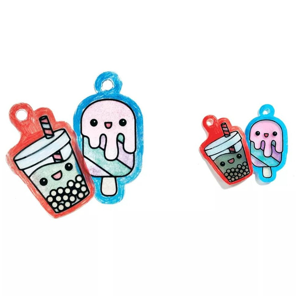 OOLY shrink-its DIY art kit Fun friends 6 jr+ 02161-107