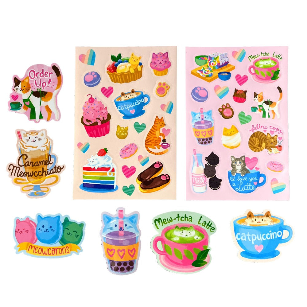 OOLY stickiville geurstickers Cat cafe kopen