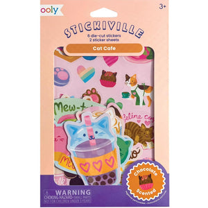 OOLY stickiville geurstickers Cat cafe