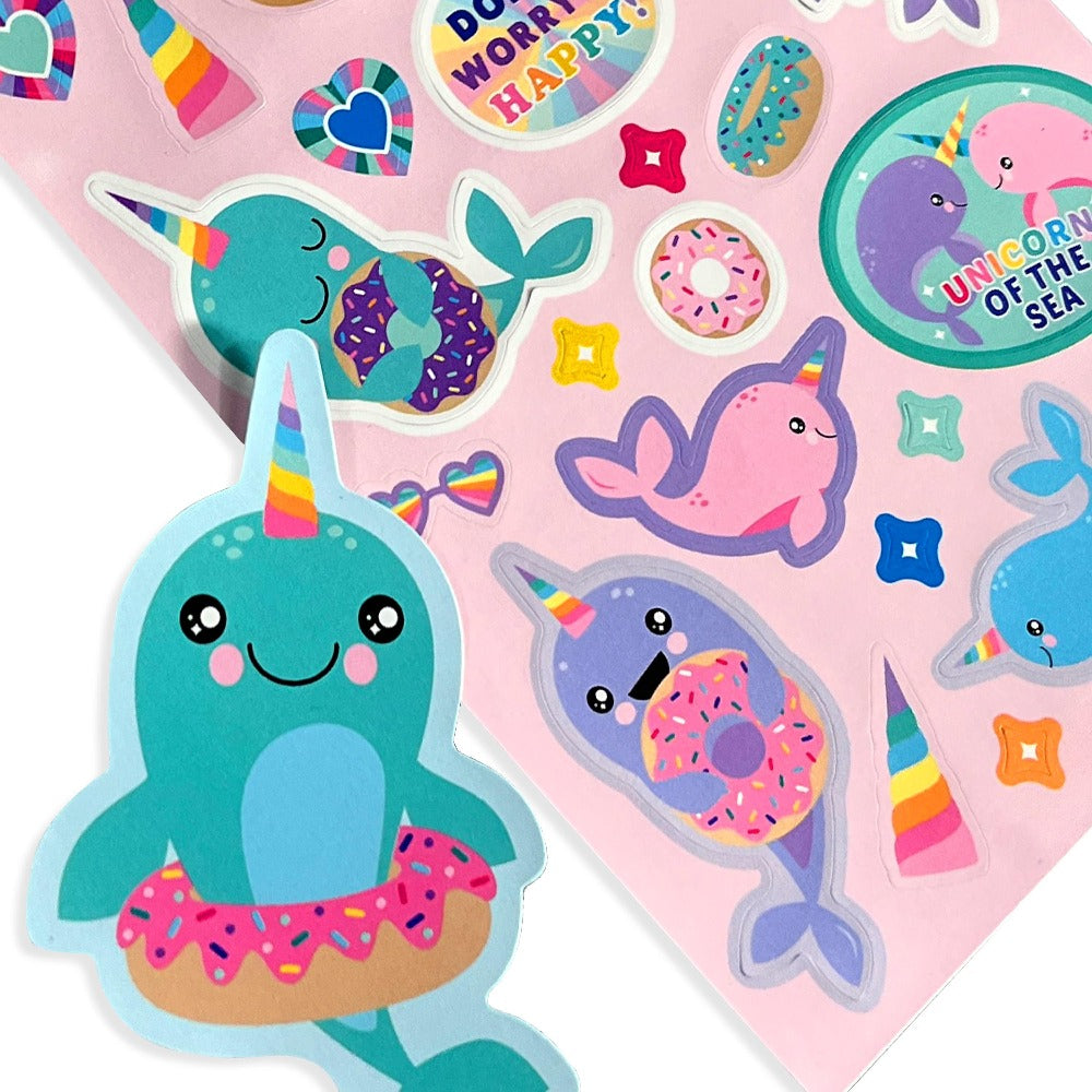 OOLY stickiville geurstickers Nom nom narwals 02120-185