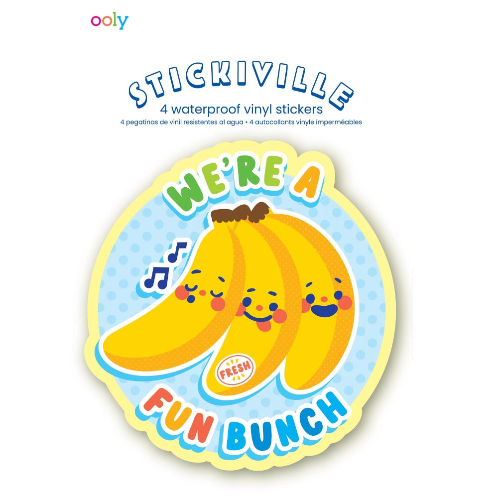 OOLY stickiville stickers Fruit friends vinyl 4 stks 810104681308