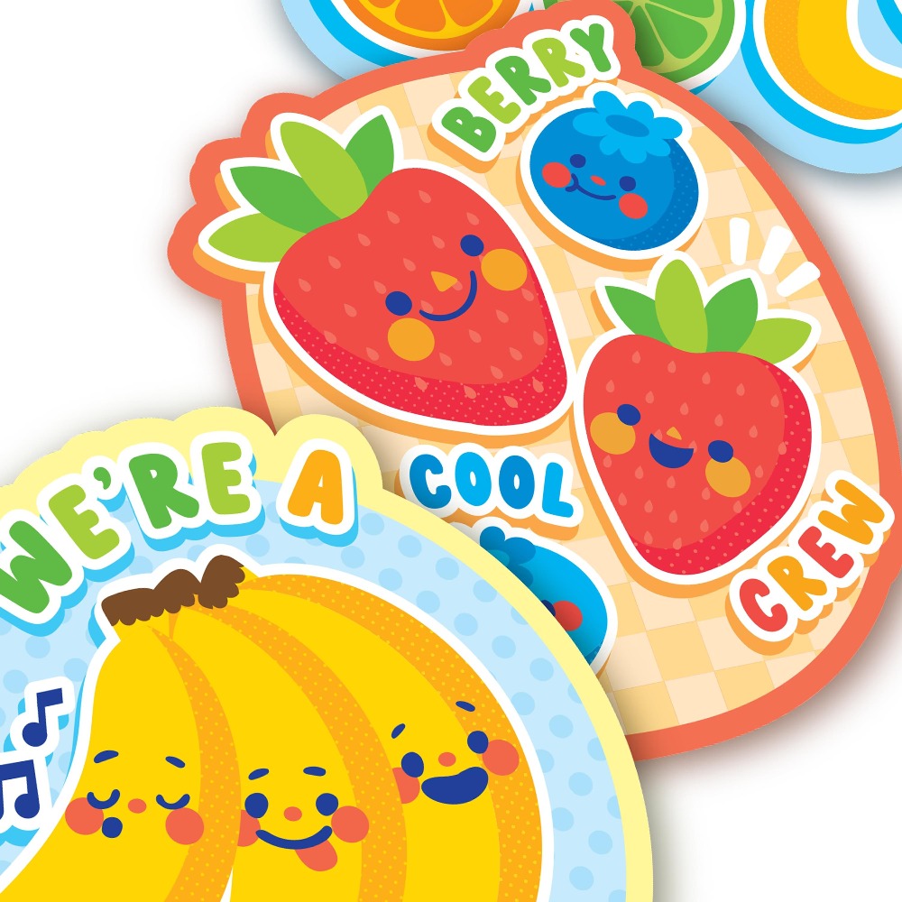 OOLY stickiville stickers Fruit friends vinyl 4 stks kopen