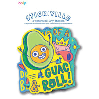 OOLY stickiville stickers Punny pals vinyl 4 stks