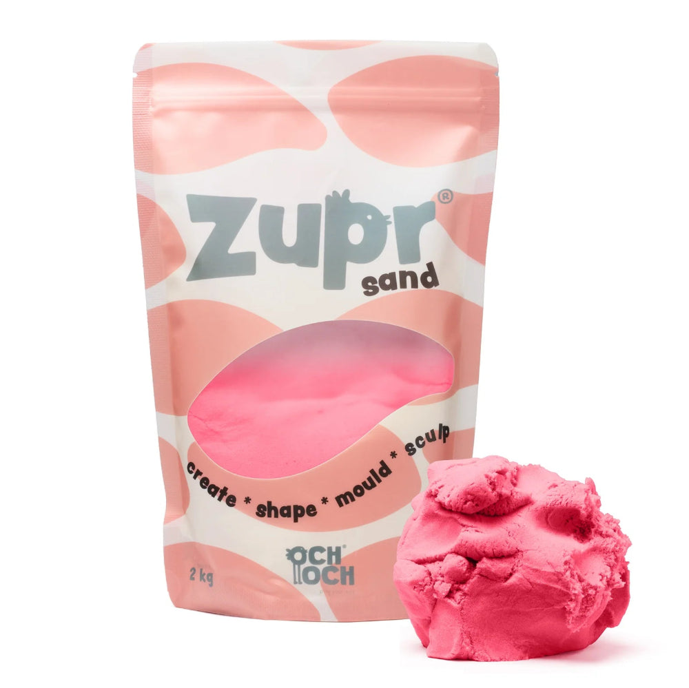 OchOch - Zupr Sand kinetisch zand Poppy pink 2 kg