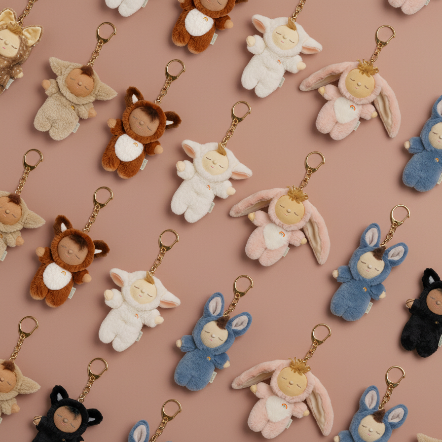 Olli Ella Cozy Bag Charm Lamby Pookie kopen