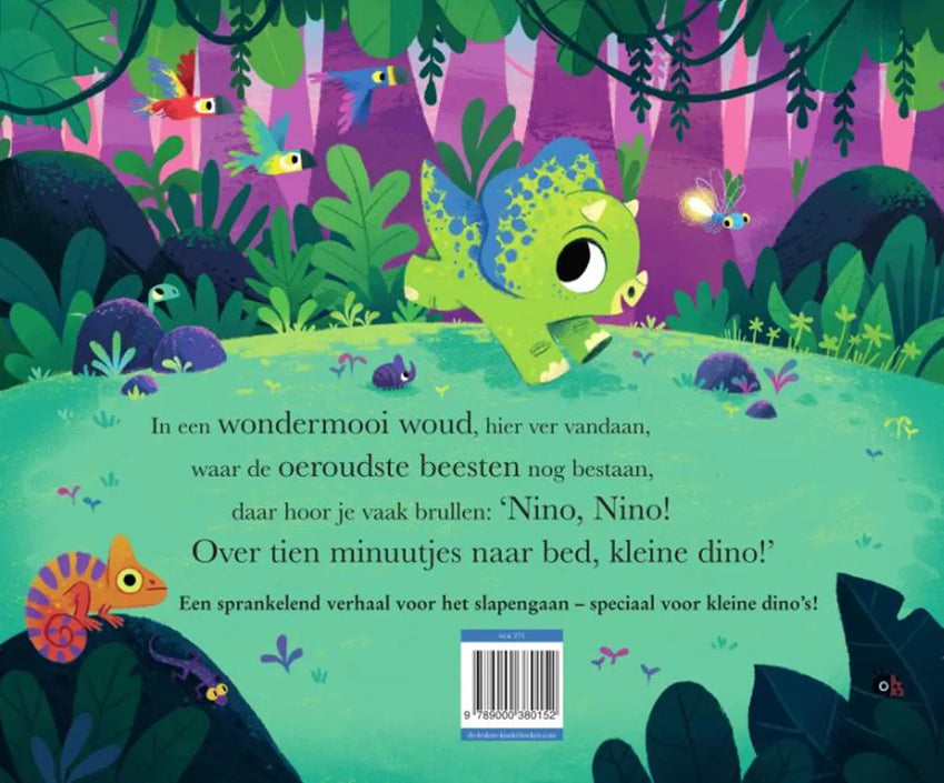 Over 10 minuten naar bed kleine dino 2 jr+