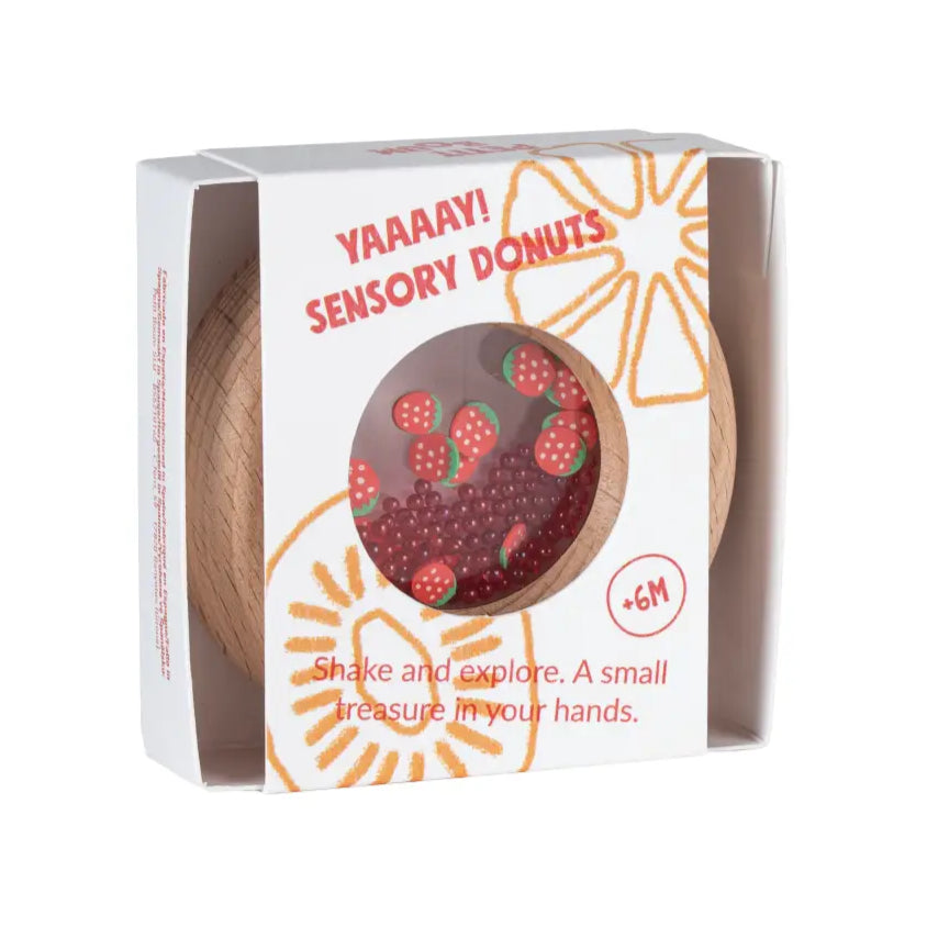 Petit Boum sensorische donut aardbeien 6 mnd + kopen