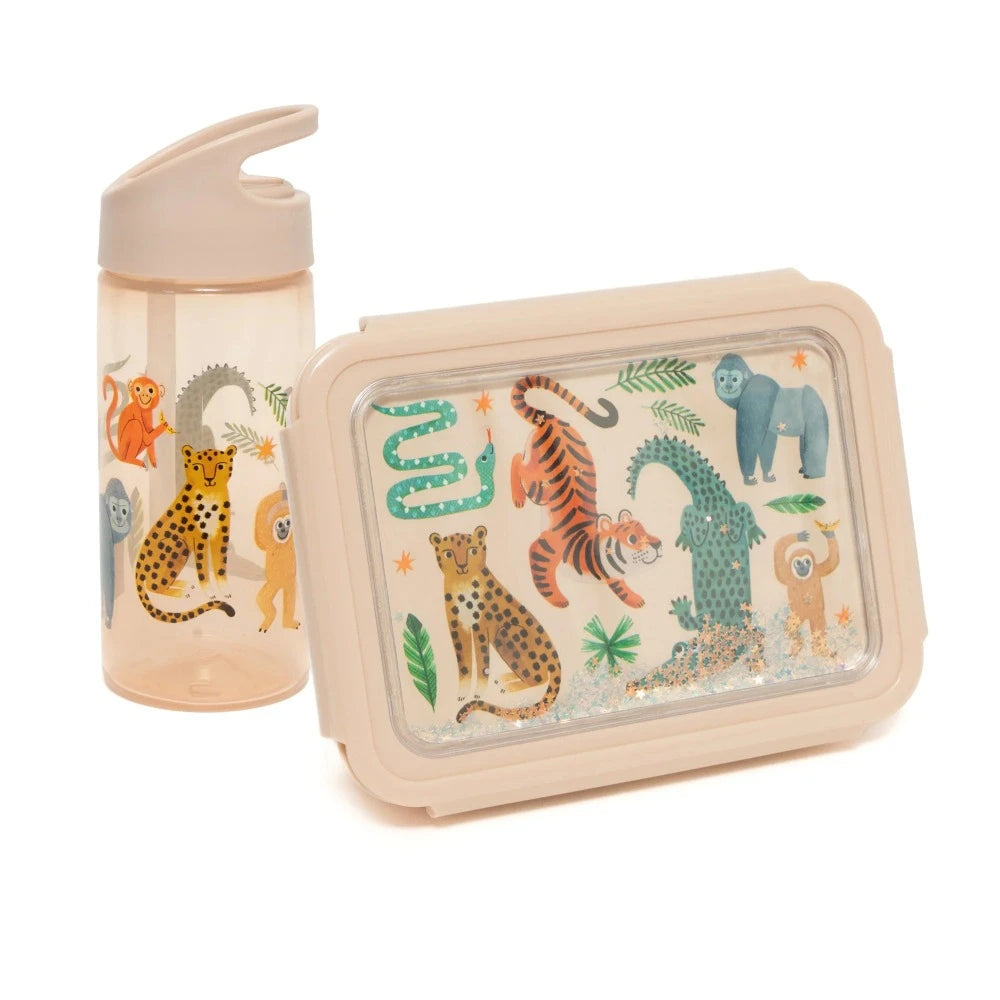 Petit Monkey broodtrommel bento upside down animalsLB54-Re