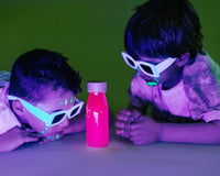 Petit Boum sensorische fles Float pink glow in the dark 3 mnd+PBFFLUOPf