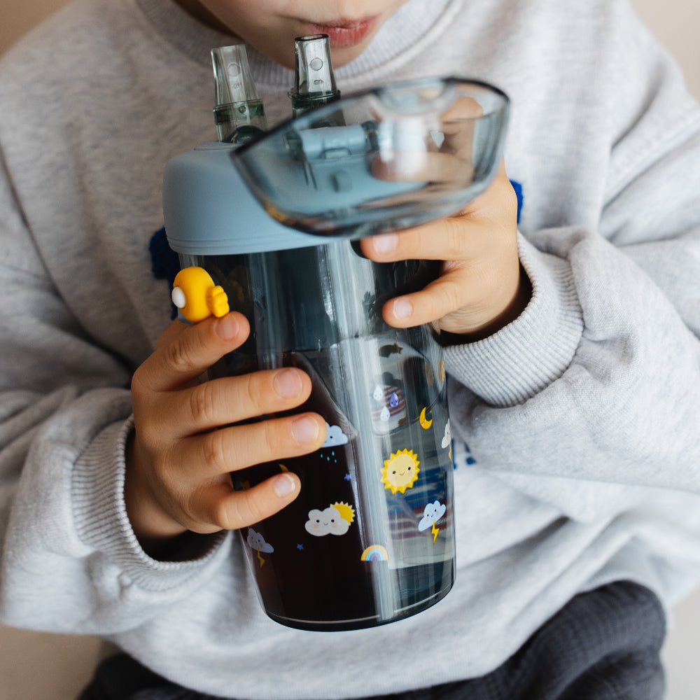 Petit Monkey 2 in 1 drinkfles Sparkling Sky kopen
