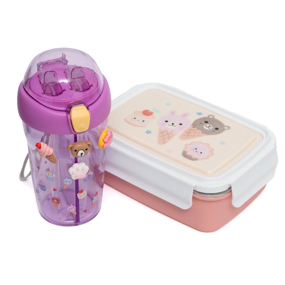 Petit Monkey 2 in 1 drinkfles Sparkling Sweets