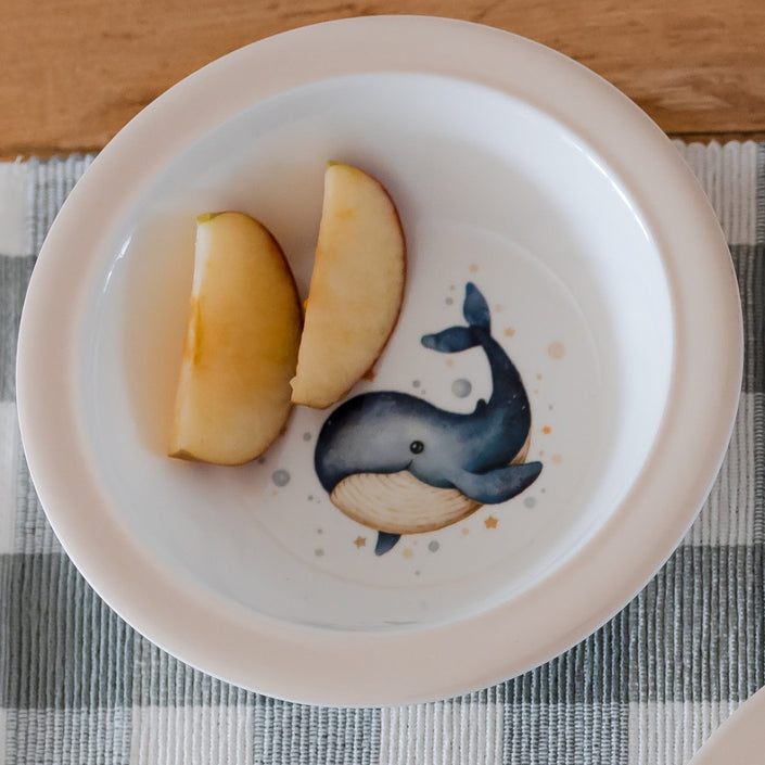 Petit Monkey melamine bakje WhaleMB17-Rb