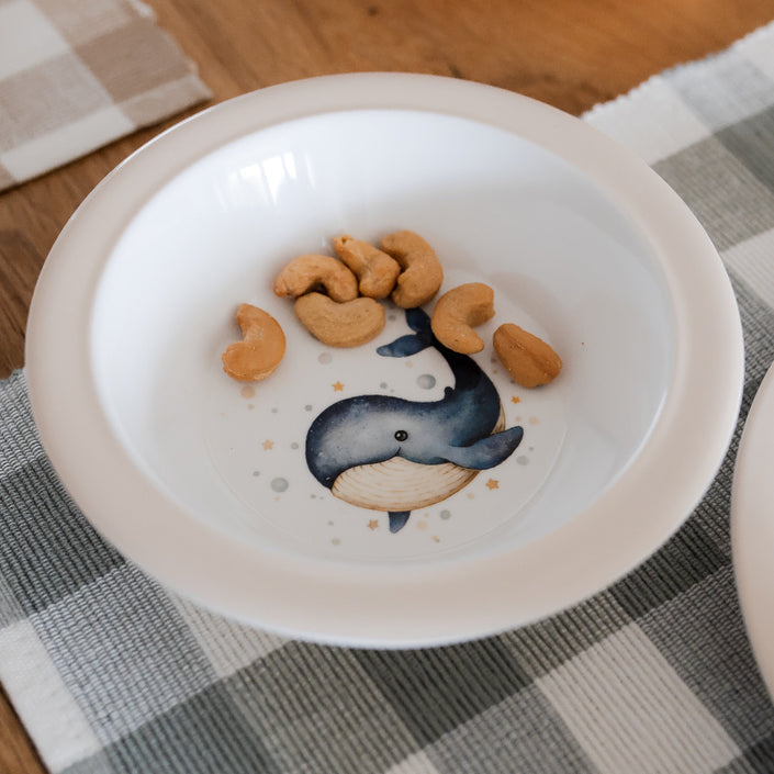 Petit Monkey melamine bakje WhaleMB17-Rc