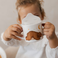 Petit Monkey melamine tuitbeker met oren Bear and StarsMCB24-Rc