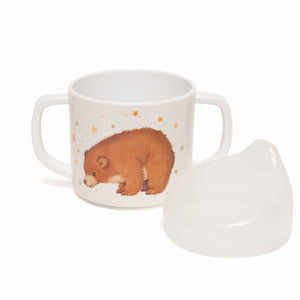 Petit Monkey melamine tuitbeker met oren Bear and Stars