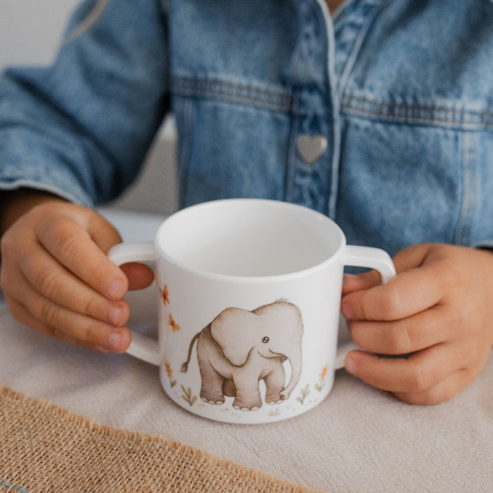 Petit Monkey melamine tuitbeker met oren ElephantMCB23-Rf