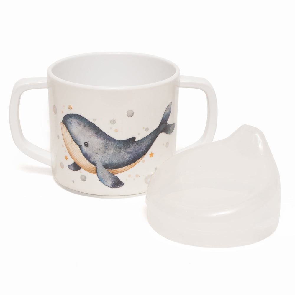 Petit Monkey melamine tuitbeker met oren Whale MCB22-R