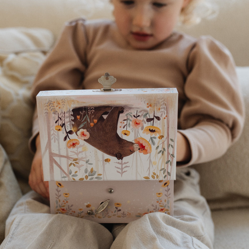 Petit Monkey muziekdoos bijoux bearMB5bear-Rb