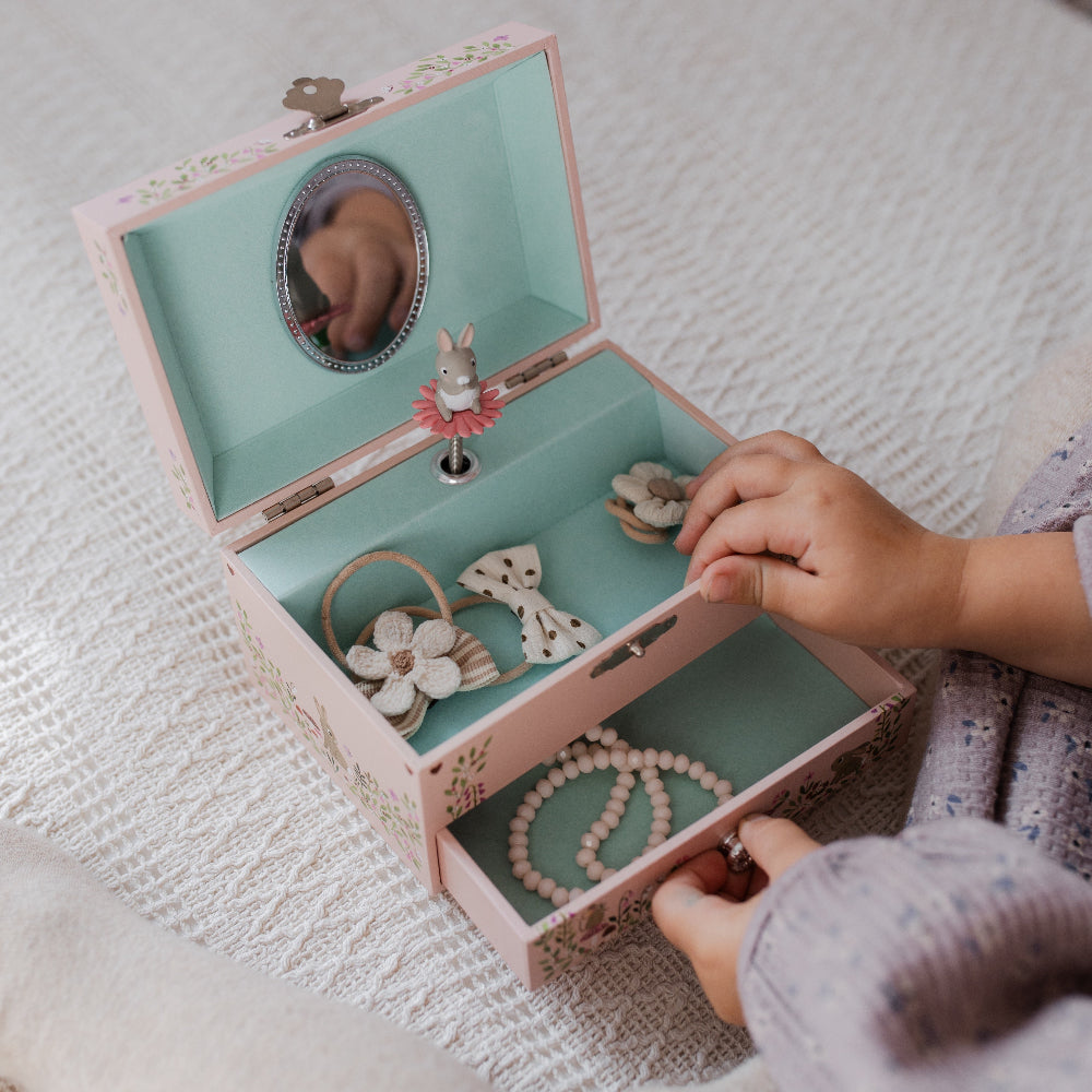 Petit Monkey muziekdoos bijoux woodland