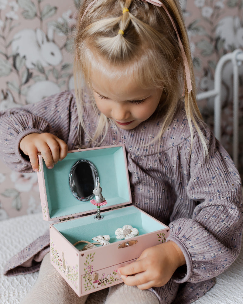 Petit Monkey muziekdoos bijoux woodland