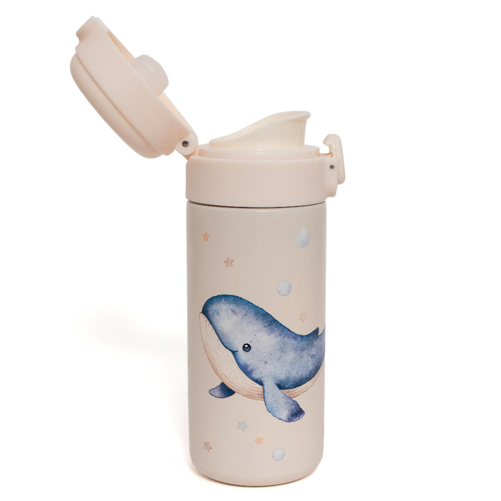 Petit Monkey stainless steel drinkfles Whale
