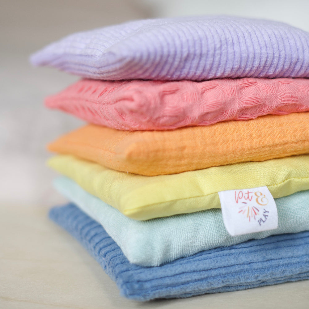 Pit and Play pittenzakjes Pastel set 6 stks 6 mnd+ 6150827192151